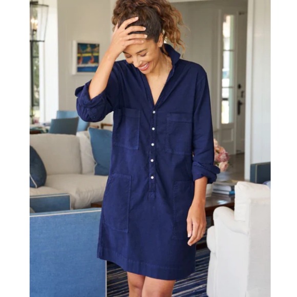Frank & Eileen Dresses & Skirts - Frank & Eileen Ireland Utility Dress In Navy Size Small